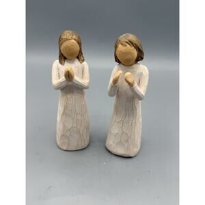 Willow Tree Sisters by Heart Figurine Pair Susan Lordi 2000 DEMDACO
